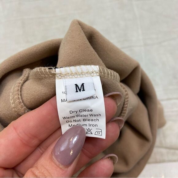 New without Tags Balaclava with Hole on‎ top Tan Color Size Medium